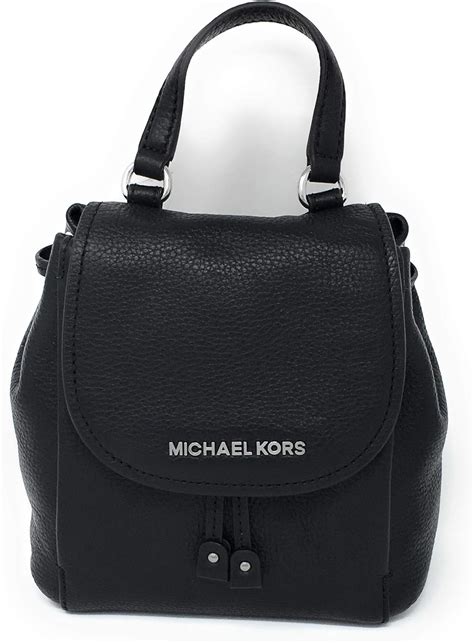 Michael Kors Riley Small Flap Pack Crossbody Pebbled Leather 